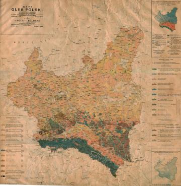 Mapa gleb Polski Miklaszewskiego